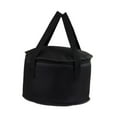 thumbnail image 4 of Bolsa de picnic aislante, bolsa de transporte aislante, engrosada, plegable, para picnics, negro, 4 of 9