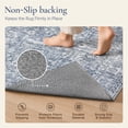 thumbnail image 4 of KUETH 2x7 Vintage Runner Rug Machine Washable, Kitchen Runner Rug for Floor and Hallway, Non Slip Flat Pile Area Rug with Rubber Backing for Entryway Bathroom Bedroom Laundry, 4 of 10