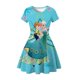 thumbnail image 1 of Summer Baby Girl Frozen Princess Elsa Anna Blancanieves Vestido de fiesta Jasmine Mermaid Ariel Dibujos animados 3D Imprimir Ropa casual Vestido2T (Etiqueta 100) Gao Jinjia LED, 1 of 2