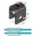 thumbnail image 2 of 6 Pack Welded Beam Clamps Attachment, U Bracket, 1-1/4" Inner Width, Fit 5/8" Pin, 2 of 3