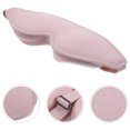 thumbnail image 4 of EeaseCA 1pc Plush Sleeping Blinder Adjustable Elastic Portable Blindfold Shading Eye Patch (Pink), 4 of 7