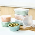 thumbnail image 3 of Huanledash Round/Rectangle Kitchen Organizer Food Storage Container Seal Crisper Lunch Box, 3 of 8