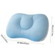 thumbnail image 4 of Fiudx Almohada para El Cuello, Cómodo Cojín de Agua de Punto, Diseño Versátil, Material de Poliéster Suave, Fácil de Limpiar, Uso Familiar y Hotelero, Tamaño 68 X 40 Cm, Gris Tinta y Azul Claro., 4 of 6
