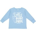thumbnail image 3 of Inktastic Little Surf Dude with Surfboard Boys Long Sleeve Toddler T-Shirt, 3 of 5