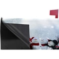 thumbnail image 3 of Coolnut Mailbox Covers Magnetic Oversize Cute Snowman with Christmas Hat Seasonal Mail Wraps for Home Outdoor Decor, 25.4"x20.78", 3 of 5