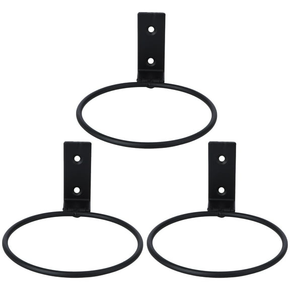 WINOMO 3Pcs Wall Mounted Flowerpot Bracket Iron Hanging Rack for Gardeners 5.3x4.3x2.6in
