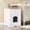White, variant on UPLLX Cat Litter Box Enclosure with Drawer, Wooden Hidden Cat House Side Table Indoor White