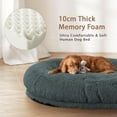 thumbnail image 2 of Orthopedic Human Dog Bed for Adult, Washable Oversize Giant Bed with Plump Pillow, Blanket, Strap 71''x45''x12, 2 of 7