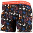 thumbnail image 2 of Men's Pair of Thieves Black/Orange Houston Astros Super Fit 2-Pack Boxer Briefs Set, 2 of 5