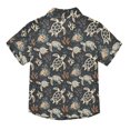 thumbnail image 2 of Dailycode Small Short Sleeve Button Down Shirts Turtles and Coral Reef Casual Shirt 3-10 Years, 2 of 9