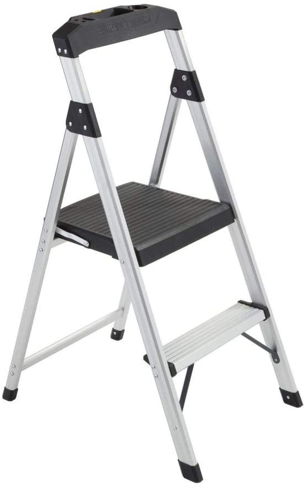 2 Step Aluminum Step Stool Ladder 250 Lbs Type I Duty Rating   Ce8f4e66 E86a 47d8 9b19 33477a18d2d9.11deffe4426372e4e703db951746f266 