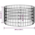 thumbnail image 4 of vidaXL Circular Gabion Pole Galvanised Steel Ø100x50 cm, 4 of 4