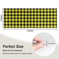 thumbnail image 5 of Yellow Black Checkerboard Checkered Pattern Kitchen Rug Mat,Kitchen Runner Rugs Non Skid Washable,Decorative Kitchen Floor Mats for Kitchen,Sink,Laundry,17"X47", 5 of 5