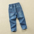 thumbnail image 4 of Boys Jeans Size 6 Boys Jeans Kids Elastic Waist Straight Leg Denim Pants with Drawstring 4-14 Years, 4 of 8