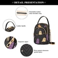 thumbnail image 4 of FORMRS Crossbody Bag for Women Quilted Travel Shoulder Cell Phone Purse with Chain Strap Handbag, Black Halloween Ghosts, 4 of 7
