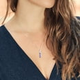 thumbnail image 3 of Gem Stone King 925 Sterling Silver Blue Tanzanite Pendant Necklace for Women (0.69 Cttw, Heart Shape 4MM, Gemstone December Birthstone, with 18 inch Silver Chain), 3 of 4