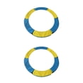 thumbnail image 1 of Yuarrent Cojín de repuesto para cama elástica, acolchado de seguridad, cubierta de resorte, amarillo, azul, 1,5 m Amarillo azul 1.5 m 2piezas, 1 of 1