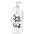 thumbnail image 2 of Dexsa Trust in the Lord 16 oz. Glass Soap Dispenser, 2 of 2