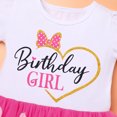 thumbnail image 5 of IBTOM CASTLE Toddler Baby Girls Birthday Princess Outfits Polka Dots Tutu Mouse Dress Fancy Dance Costume Halloween Cosplay Party Dress up with Ears Headband 5 Years Hot Pink-Heart, 5 of 8