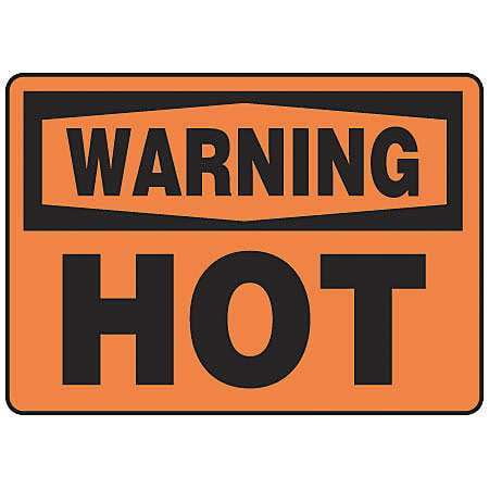 Warning Signinbk Ornhotenghot Accuform Mwld300vs Walmart Com Warning Signinbk Ornhotenghot Accuform Mwld300vs Walmart Com