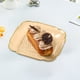 thumbnail image 4 of Bandeja de frutas para fiestas | Bandeja de PVC fresco para servir | Bandeja de snacks de plástico engrosado antideslizante | Transparente, Naranja, Verde | 7.9"x5.3"x1.4" | Elegante exhibición de, 4 of 6