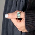 thumbnail image 2 of GAVONO Vintage 925 Silver Turquoise Women Rings Wedding Party Jewelry Gifts Size 6-10-#4-6, 2 of 4