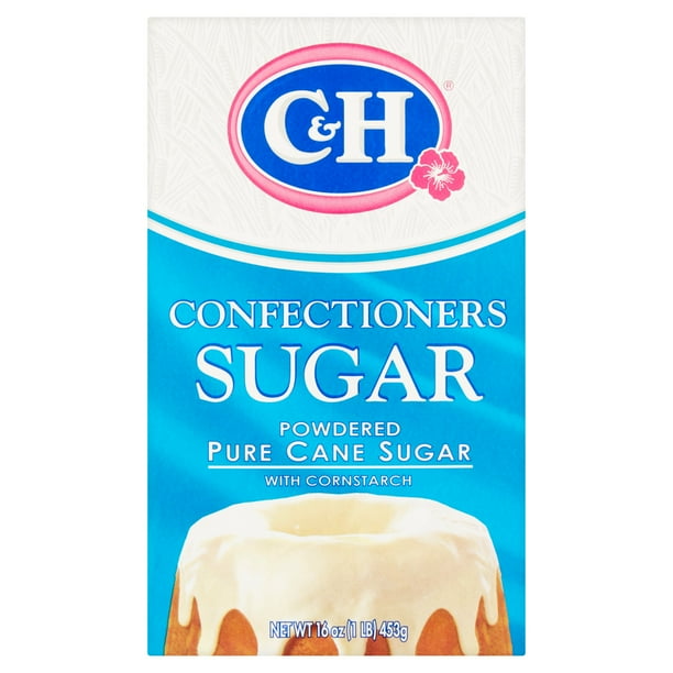 C&H Pure Cane Sugar Confectioners Powdered 1 lb Box