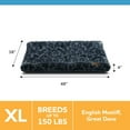 thumbnail image 3 of Coussin pour chien Vibrant Life XL matelassé, Navy Fair Isle, 3 of 5