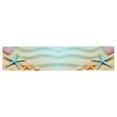 thumbnail image 3 of ABPHQTO Camino de mesa de playa de arena tropical Decoración para el hogar 40x180 cm Océano Estrella de mar Concha Mantel Camino para la decoración del banquete de boda, 3 of 3
