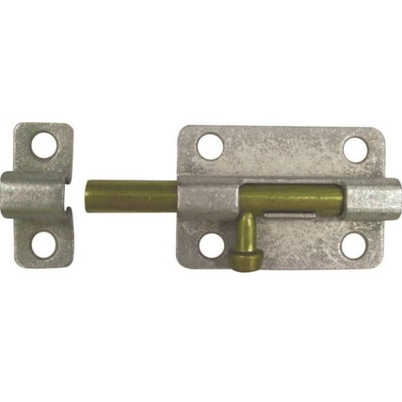 Prosource 5082789 2.5 in. Rust-Resistant Barrel Bolt Steel, Galvanized