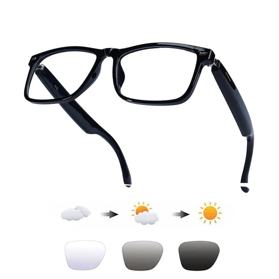 KWENRUN AI Smart Glasses Bluetooth Sunglasses with Speaker Translation Glasses 164 Language Open Ear Sound Mic Outdoor for Women Men