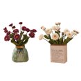thumbnail image 4 of Coofit 4PCS Artificial Flower Lifelike Calendula Officinalis Fake Flower Faux Flower, 4 of 10