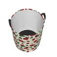 thumbnail image 3 of Balery Rose Flowers Round Laundry Basket with Handles Waterproof Freestanding Laundry Hamper for Clothes Toys in the Dorm and Family-, 3 of 8