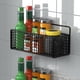 thumbnail image 4 of Cesta de Pared de Hierro | Organizador de Especias para Cocina | Soporte para Artículos de Tocador | Solución de Almacenamiento Multiusos | para Uso En Casa y Oficina | 26 X 15 X 13 Cm, Color Negro, 4 of 6