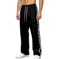 thumbnail image 6 of Dagugfen Sweatpants for Men Loose Fitted Elastic Waist Drawstring Casual Streetwear Fashion Pants with Pockets(XXXXL,Black), 6 of 9