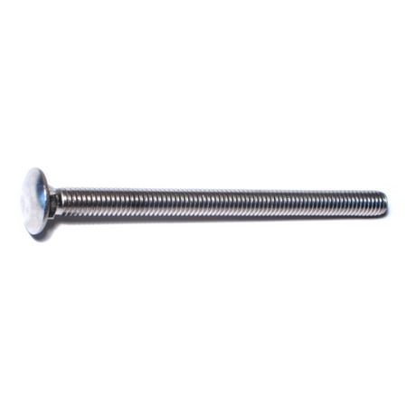

5/16 -18 x 4-1/2 18-8 Stainless Steel Coarse Thread Carriage Bolts