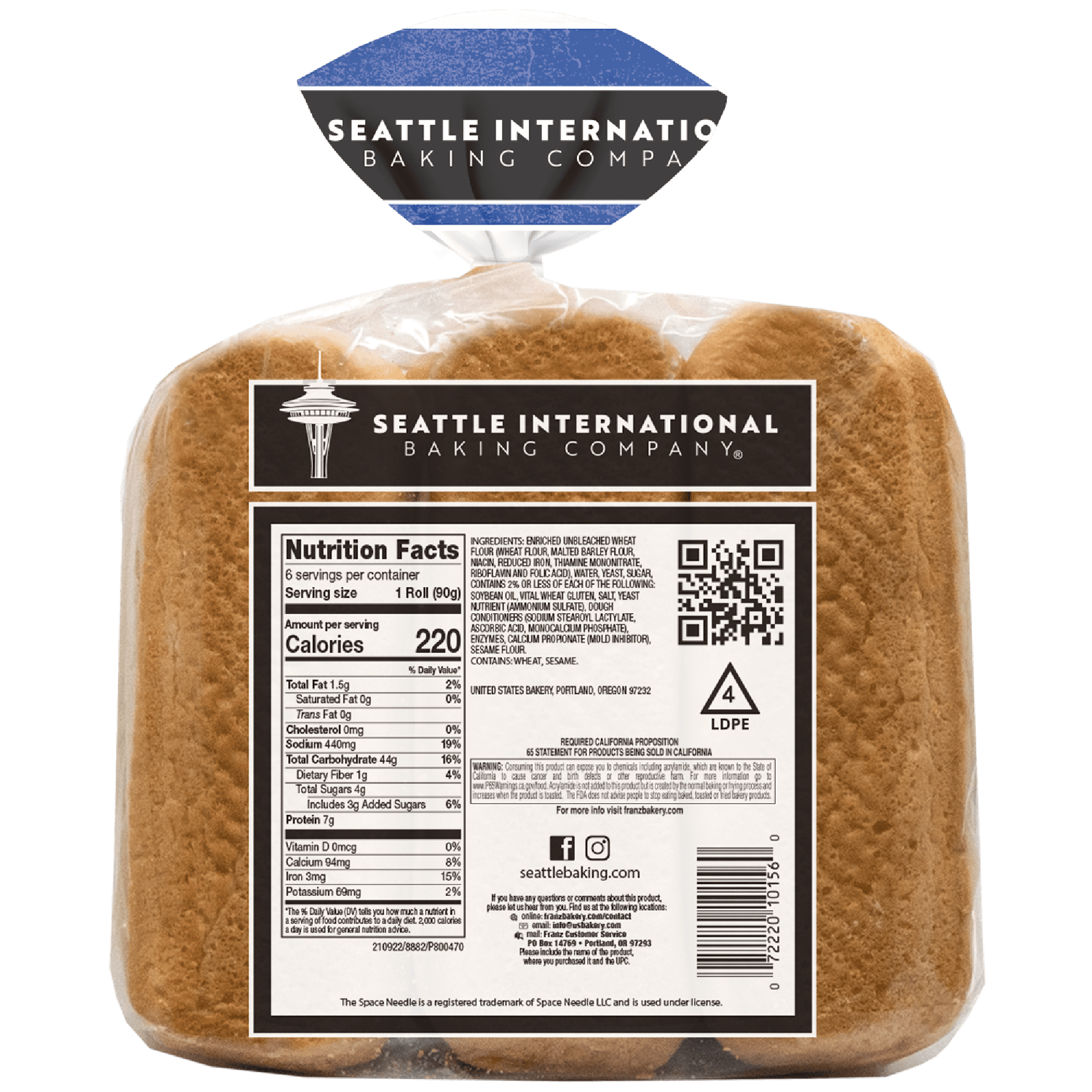 Seattle Internat'l French Roll, 6 Count