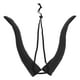 thumbnail image 1 of Diadema con forma de cuerno de espuma para Halloween, ajustable, cuernos de oveja negros, accesorio para cosplay, fiestas de disfraces y decoraciones festivas, 1 of 9