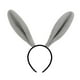 thumbnail image 2 of Diadema con orejas de conejo para cosplay, accesorios para disfraz de conejito, bandas para el cabello con orejas de animal Gris, 2 of 9