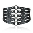 thumbnail image 5 of Prolriy Corset Belts for Women, Women's Fashion Vintage Wide Waist Belt Elastic Stretch Belts with Interlock Buckle Womens Belt Silver One Size, 5 of 6