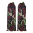 thumbnail image 1 of 2 bolsas de arena con barrera contra inundaciones, de camuflaje, con cordón, reutilizables, para puertas, ventanas, sótanos, garajes y pisos, 1 of 8