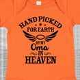 thumbnail image 4 of Inktastic Handpicked for Earth by My Oma in Heaven with Angel Wings Boys or Girls Baby Bodysuit, 4 of 5