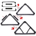 thumbnail image 3 of Billiard Game Setup 8-Ball Triangle Rack Pool Table Accessory Billiard Ball Organizer Rack Approximately 57mm Diameter, 3 of 12