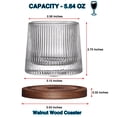 thumbnail image 4 of Set de vasos para whisky BOLESTA, vaso giratorio, cristal, 160 ml, 4 of 9