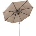 thumbnail image 6 of Pure Garden 10 ft Patio Umbrella - 3-Tier Outdoor Sunshade with Tilt, Beige, 6 of 11