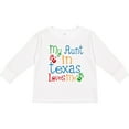 thumbnail image 3 of Inktastic My Aunt in Texas Loves Me Boys or Girls Long Sleeve Toddler T-Shirt, 3 of 5