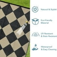 thumbnail image 2 of Outdoor Rug Outdoor Plastic Straw Rug Waterproof Camping Rugs for Patio Porch Backyard Lightweight Reversible Portable Mat for Picnic RV Pool Deck Beach Trailer Trellis, 2 of 5