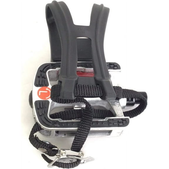 Left Pedal with SPD and Toe Clips Cage 8016576 Works Schwin Fitness Stationary Bike