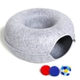 thumbnail image 1 of Cama tipo túnel para gatos PLIISLUP para gatos de interior de hasta 4 kg (M 50 x 50 x 23 cm), 1 of 6