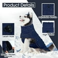thumbnail image 3 of UOSIA Dog Winter Coat Waterproof Dog Puffer Jacket Windproof Dog Coats for Large Dogs, 3 of 6